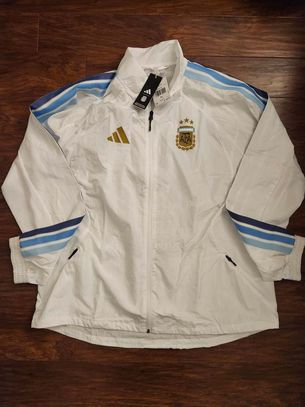 Adidas Argentina Home Anthem Jacket White XL